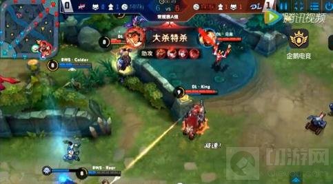 王者荣耀职业联赛风骚操作 橘右京极限反杀