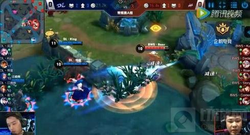 王者荣耀职业联赛风骚操作 橘右京极限反杀