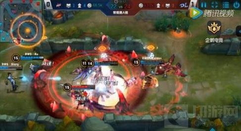 王者荣耀职业联赛风骚操作 橘右京极限反杀