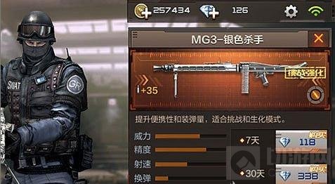 CF手游MG3-银色杀手好不好 银色杀手上手分析