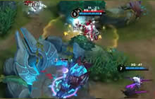 王者荣耀职业联赛DL对战XQ 团战节奏掌握好