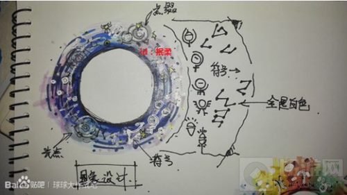 球球大作战玩家自制光环皮肤 铁血与柔情同在