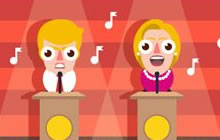 吃瓜看大选 贪吃蛇大作战川普希拉莉新上线