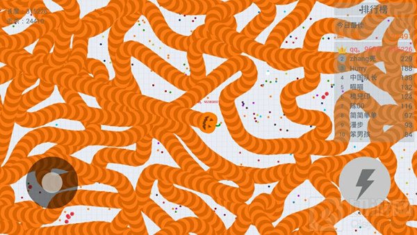 贪吃蛇大作战31万流弊截图 大神是怎样炼成的