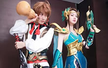 王者荣耀万圣节出现新CP 虞姬李白恩爱COS