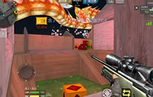 CF手游新年广场对战解析 AB点下包技巧分享