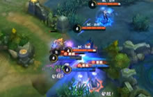 王者荣耀职业联赛SC对战VgHow钟馗以一换四