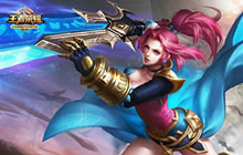 王者荣耀KPL花木兰无畏冲锋 1V4强势开团