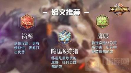 王者荣耀月爱解说铭文搭配 铭文选择助你超神