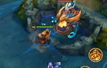 王者荣耀黄忠视频分享 大招变炮台单挑打龙