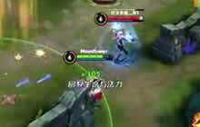 王者荣耀月爱解说达摩玩法 用回旋踢教做人