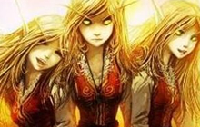 炉石传说奥蕾莉亚 高等精灵领主风行三姐妹