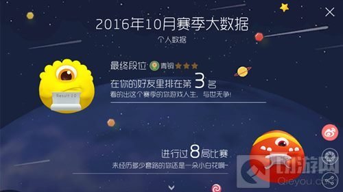 球球大作战赛季大数据持续几天 几天之内会消失