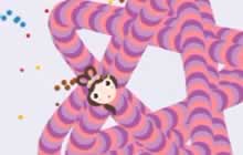 贪吃蛇也能画画 贪吃蛇大作战五角星作画视频