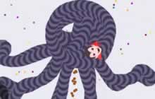 贪吃蛇大作战怎么利用走位画出章鱼 画章鱼视频