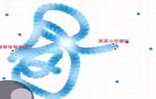 贪吃蛇大作战三剑客玩团战 配合默契是关键