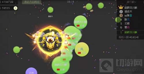 球球大作战团战怎么母体吃人 合作母体踏球