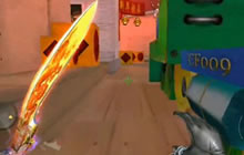 CF手游螃蟹：屠龙近战刀对手 一刀一个准头