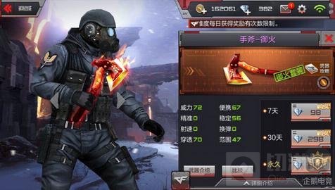 CF手游六大强势手斧盘点 近战之王还是手斧