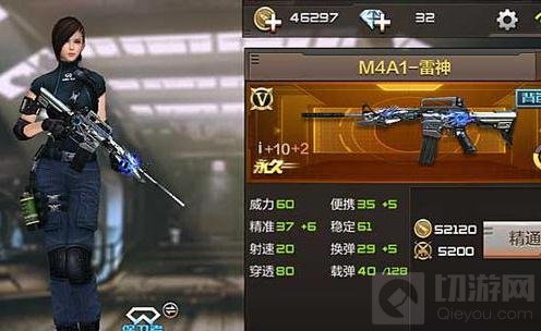 CF手游M4A1雷神和M4A1黑龙哪个特殊属性更强