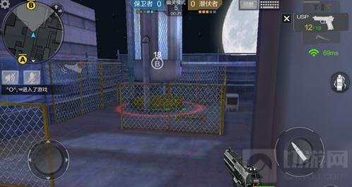 CF手游幽灵模式屋顶机场保卫者B点卡点技巧