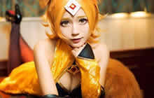 王者荣耀美女玩家COS妲己 狐女有心恋无可触