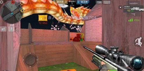 CF手游新年广场下包技巧分享 潜伏者对战技巧