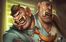 炉石传说加基森插画分享 污手党老大唐汉古