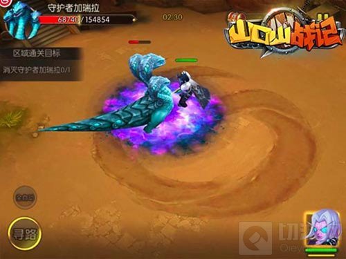 跨服盟战精彩上演 山口山战记新版今日将开启