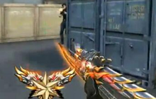 CF手游体验服火麒麟套装实战展示 华丽到不行