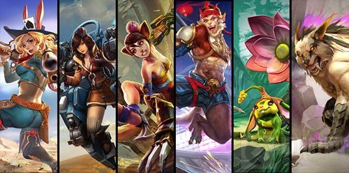 虚荣本周周免英雄轮换:美女与野兽组合养眼