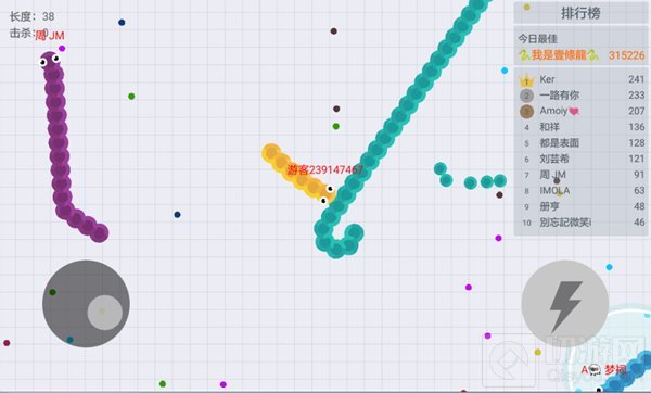 贪吃蛇大作战霸屏技巧分享 置之死地而后生