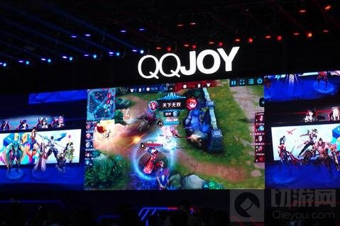 王者荣耀QQJOY向妹子低头 萌妹赛场大杀四方