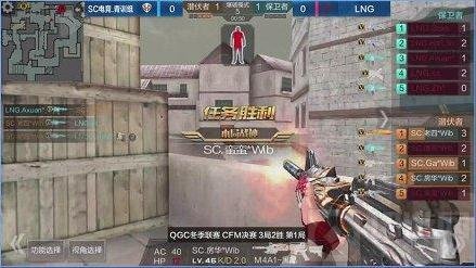 CF手游QGC冬季联赛总决赛 SC苦战3场终夺冠