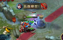 王者荣耀嗨氏解说貂蝉玩法 强悍输出巧收五杀