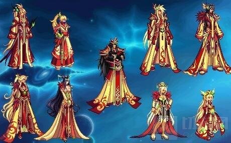 DNF手游天空套时装图片欣赏 魔法师鬼剑士都有