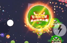 球球大作战偷球技巧 虎牙直播炫星不服来打我呀