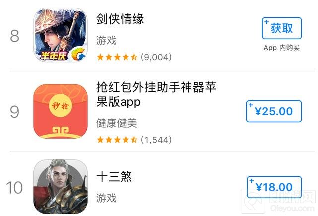 传App Store算法被调整 买断付费游戏权重提升