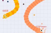 贪吃蛇大作战自由模式前期老翻车 最后时刻逆袭第二