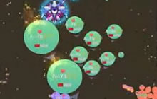 球球大作战疯子在玩晓时候的号? 看他怎么生存破