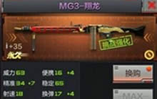 CF手游MG3翔龙怎么样 MG3翔龙属性优劣解析
