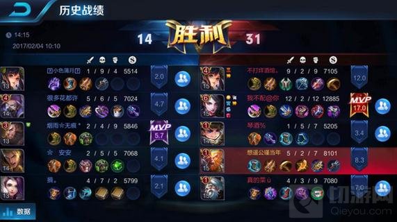 王者荣耀高评分战绩分享 20高评分英雄推荐