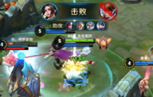 王者荣耀嗨氏解说不知火舞 神队友黄忠助战