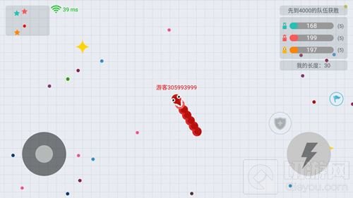 贪吃蛇大作战团战中怎么快速找到自己的蛇王