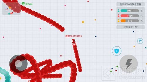 贪吃蛇大作战团战中怎么快速找到自己的蛇王