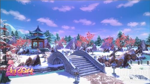 风光旖旎秀色宜人 宫斗手游熹妃Q传3D室外风景赏