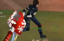 CF手游妖娆小楠圣诞铁锹个人竞技来一发 一刀一个