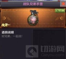 CF手游战队兄弟手雷怎么样 战队兄弟手雷图鉴