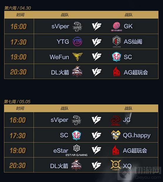 王者荣耀2017年KPL职业联赛春季赛赛程出炉