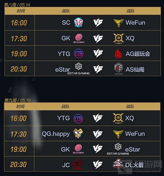 王者荣耀2017年KPL职业联赛春季赛赛程出炉